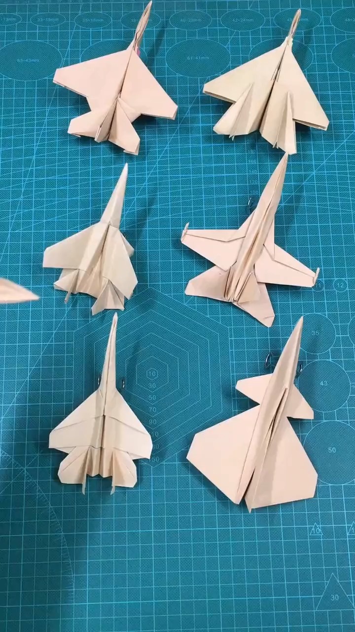 f-14仿真折纸战斗机,学起来!-度小视