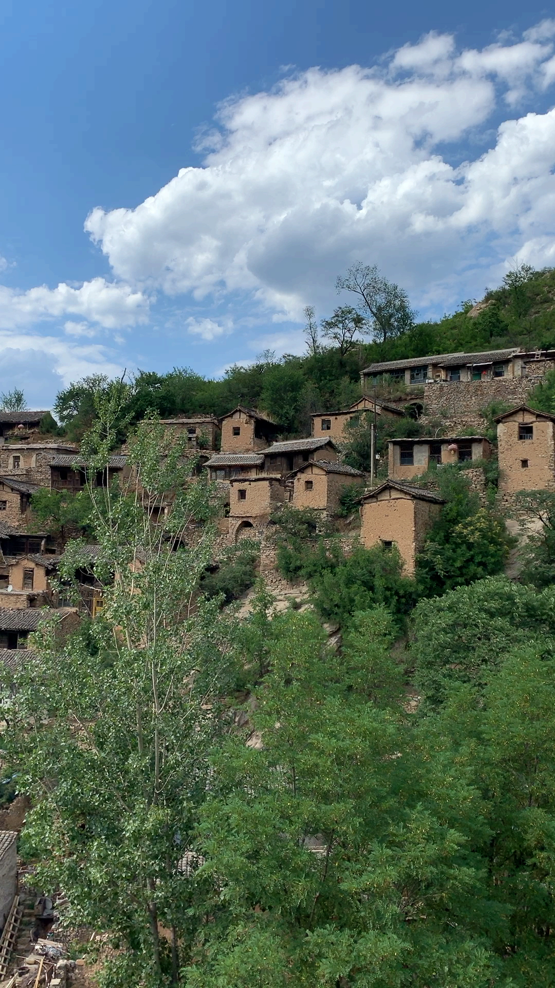 山西阳泉市大汖村古村落.