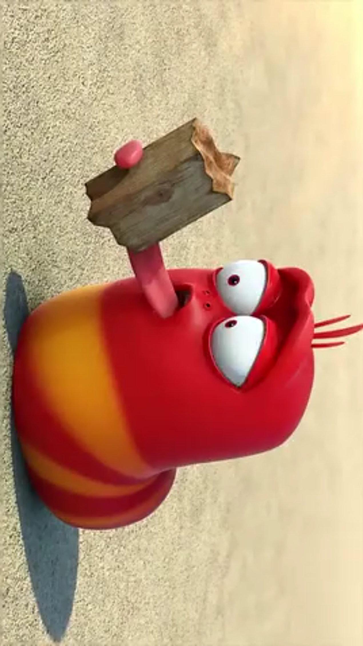 搞笑段子剧#爆笑虫子:老弟闷闷不乐,大哥见他可怜,上前安慰为它铺后