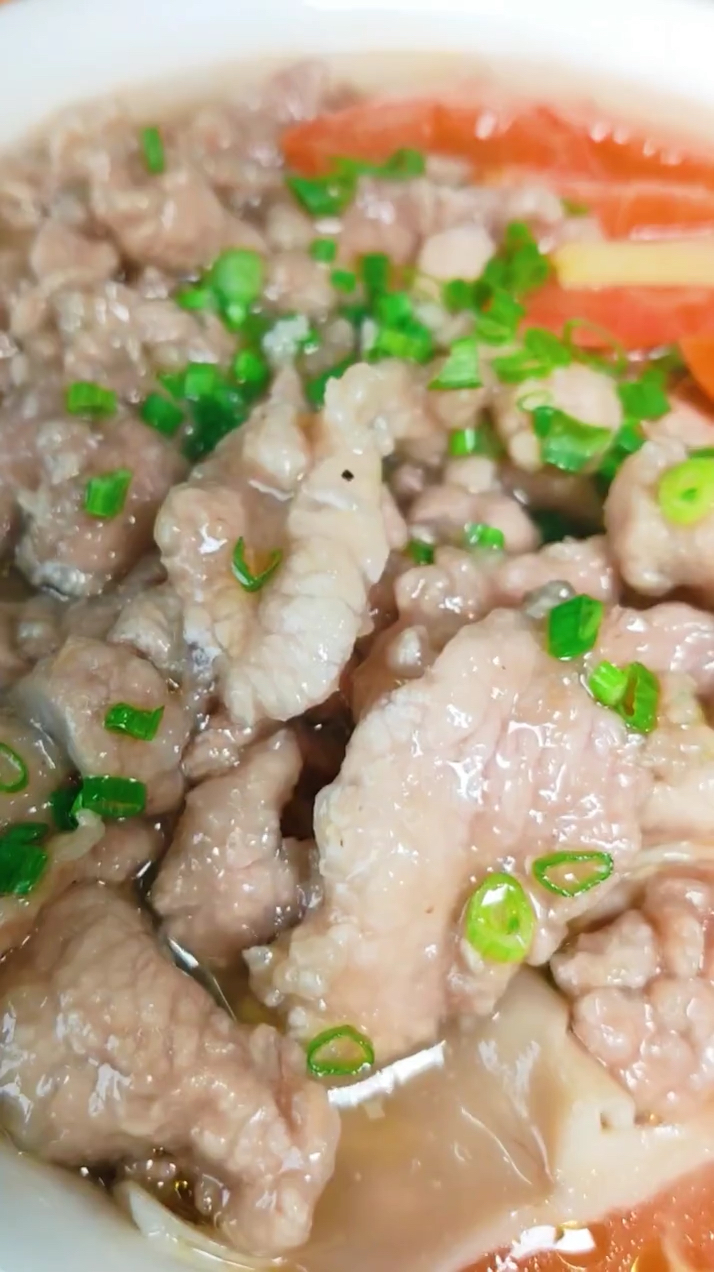 三鲜肉片汤