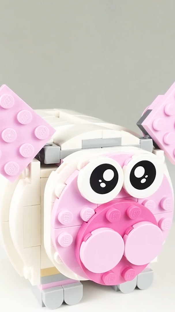 乐高积木#乐高积木40251a小猪存钱罐