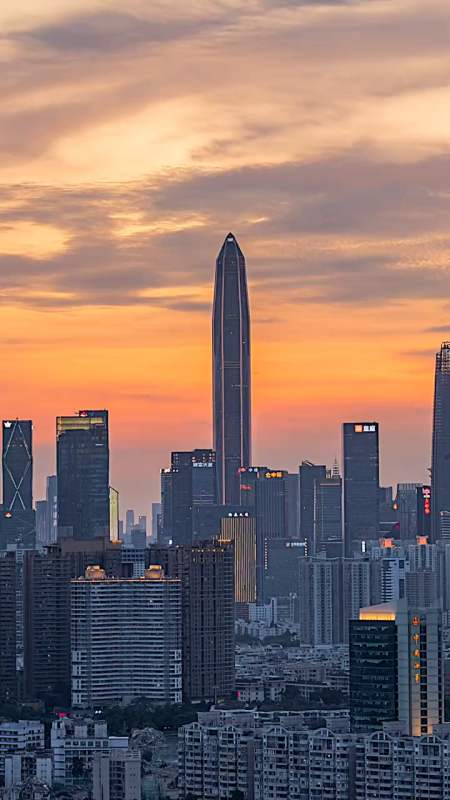 深圳平安大厦成为世界第二高楼#中国平安大厦,深圳超级地标,一柱擎天