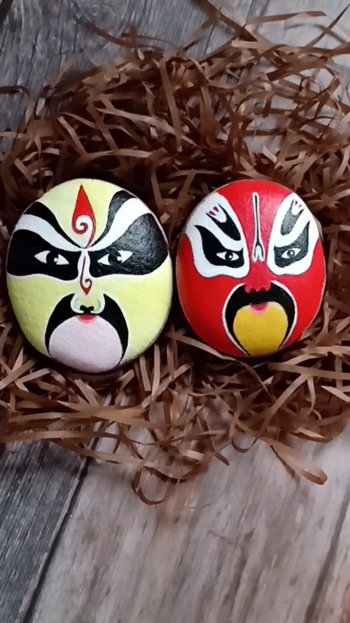 小石头画一个戏曲脸谱!简单一画-度小视