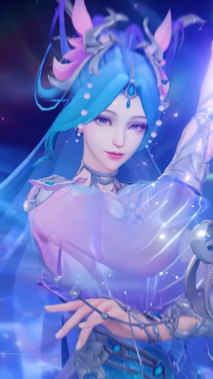 梦中有人间,海上有云烟 #王者荣耀 #游戏cg #动漫女神-度小视