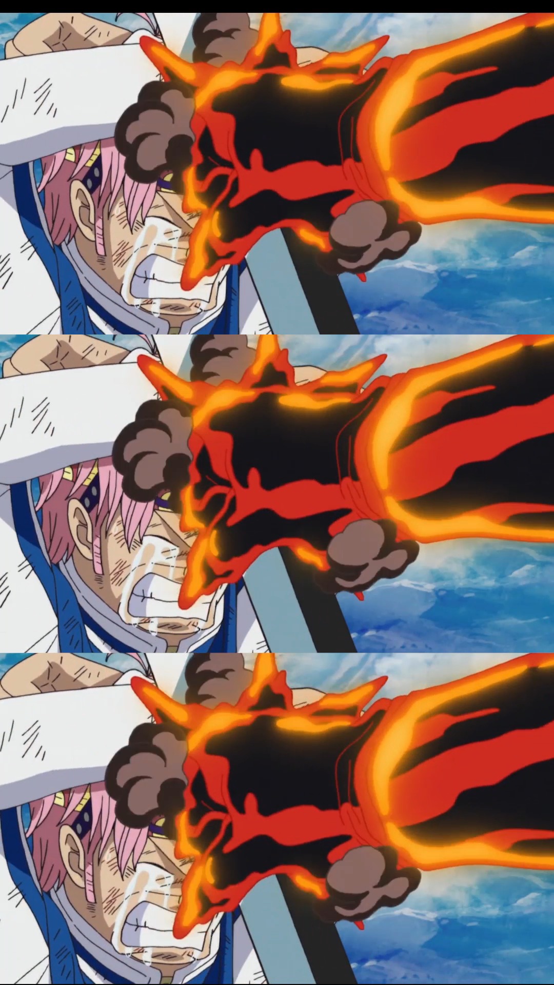 海贼王#顶上战争红发超帅救场