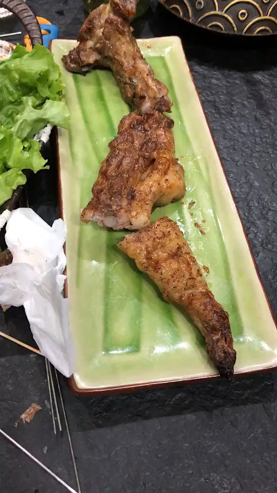 吃饭.烤羊尾