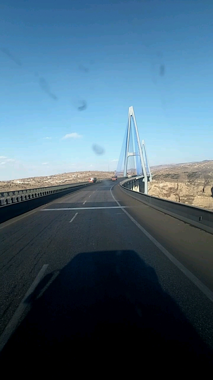 黄河大桥远景,内蒙