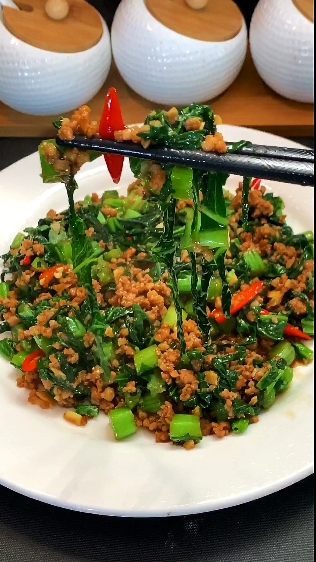 开工便当#雪里红肉末,真的好喜欢吃-度小视