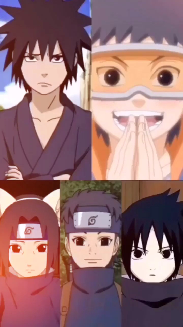 火影忍者#宇智波五杰#小时候vs长大后你们要的带