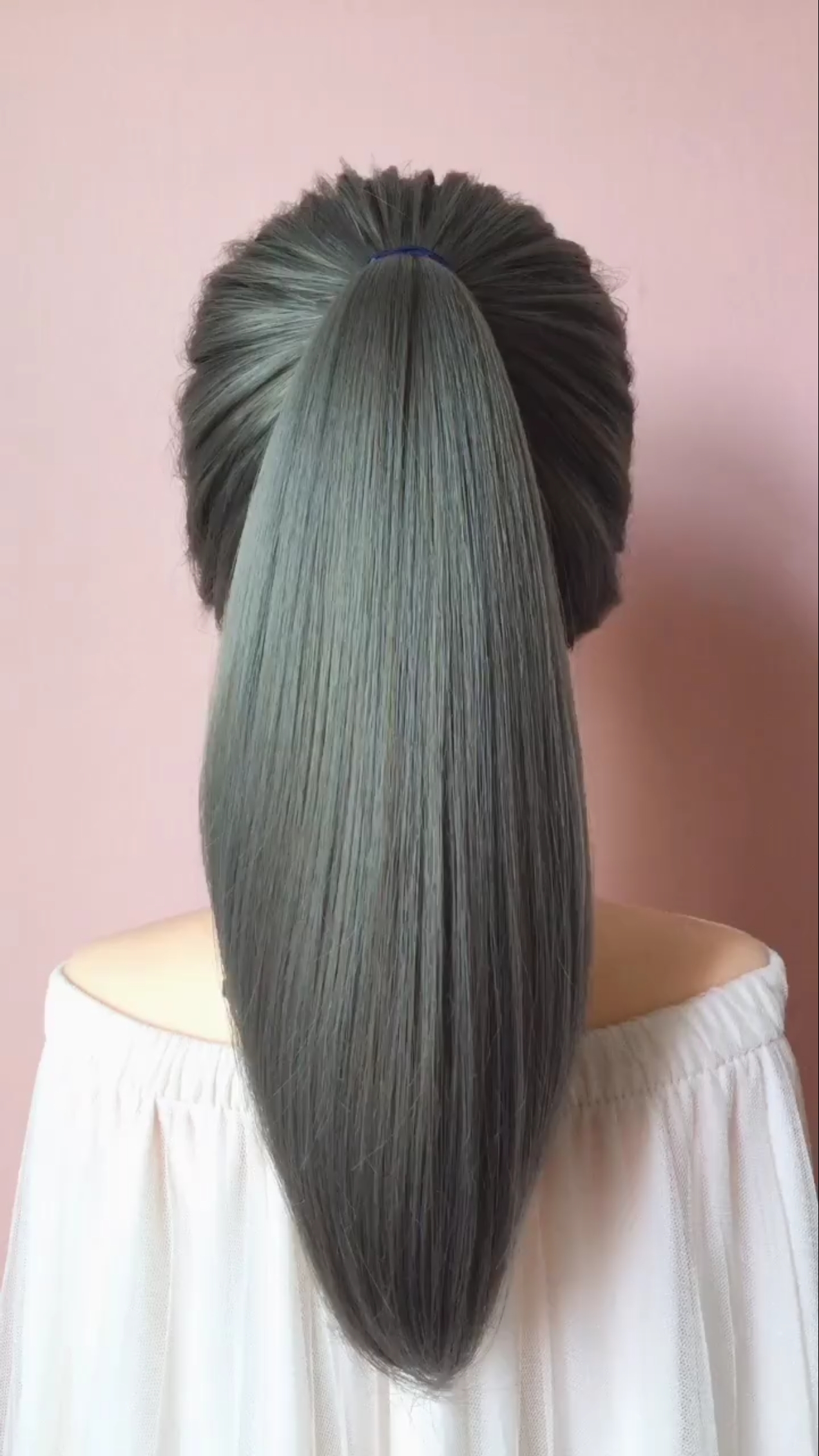 最简单也是最火高马尾