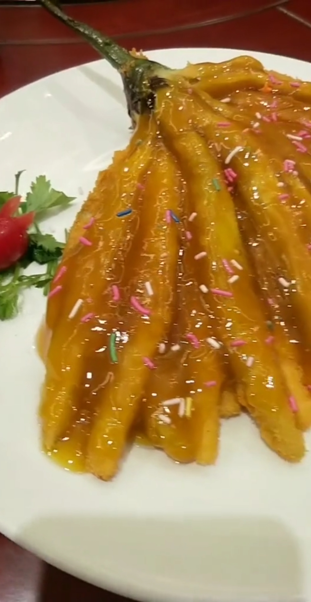 网红凤尾茄子 真的好漂亮哦