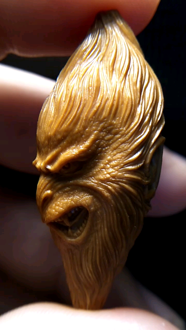 全民好物节#橄榄核孙悟空齐天大圣猴一念之间,九造山雕艺工作室出品