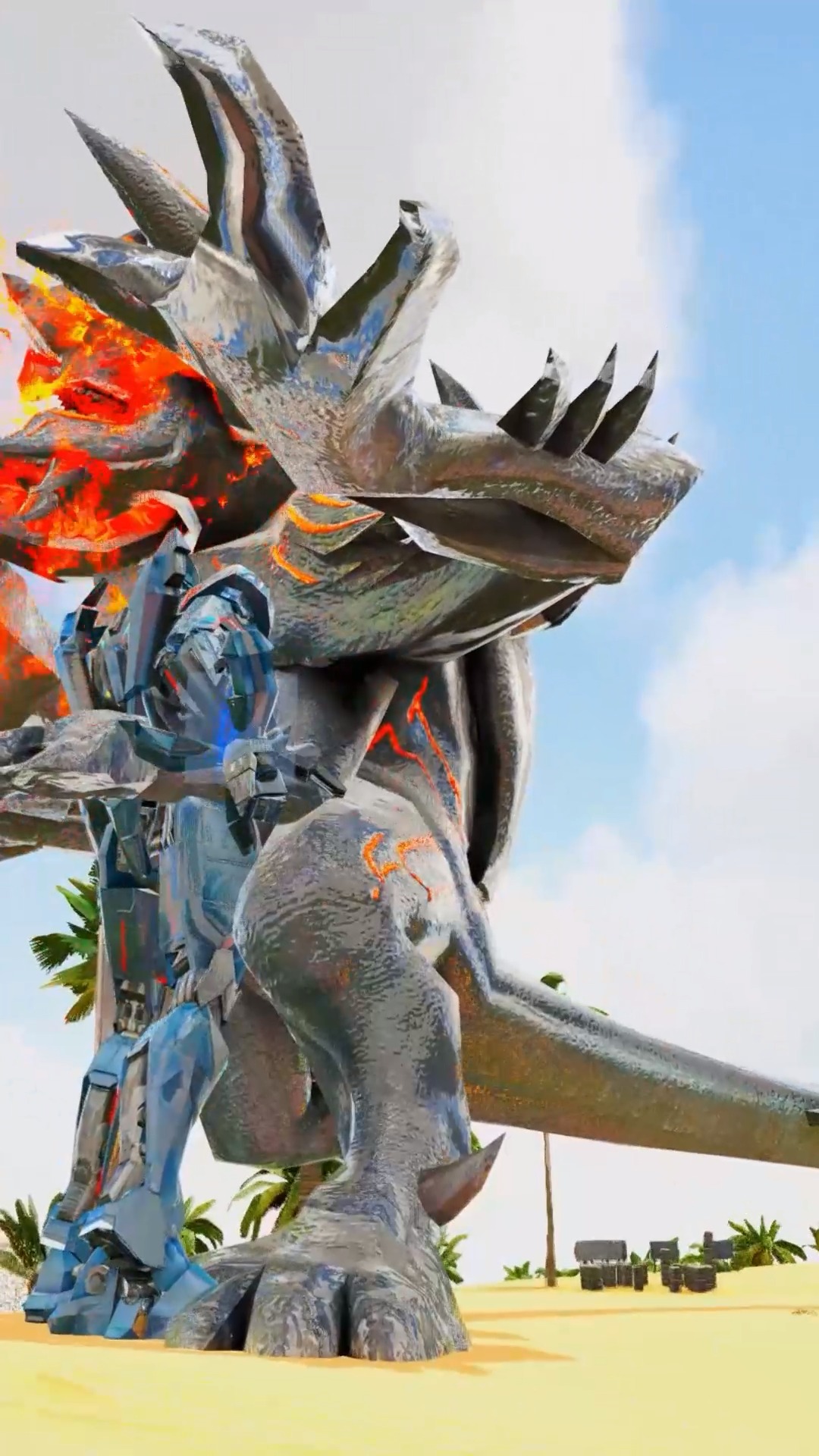 机器人大战巨大怪兽