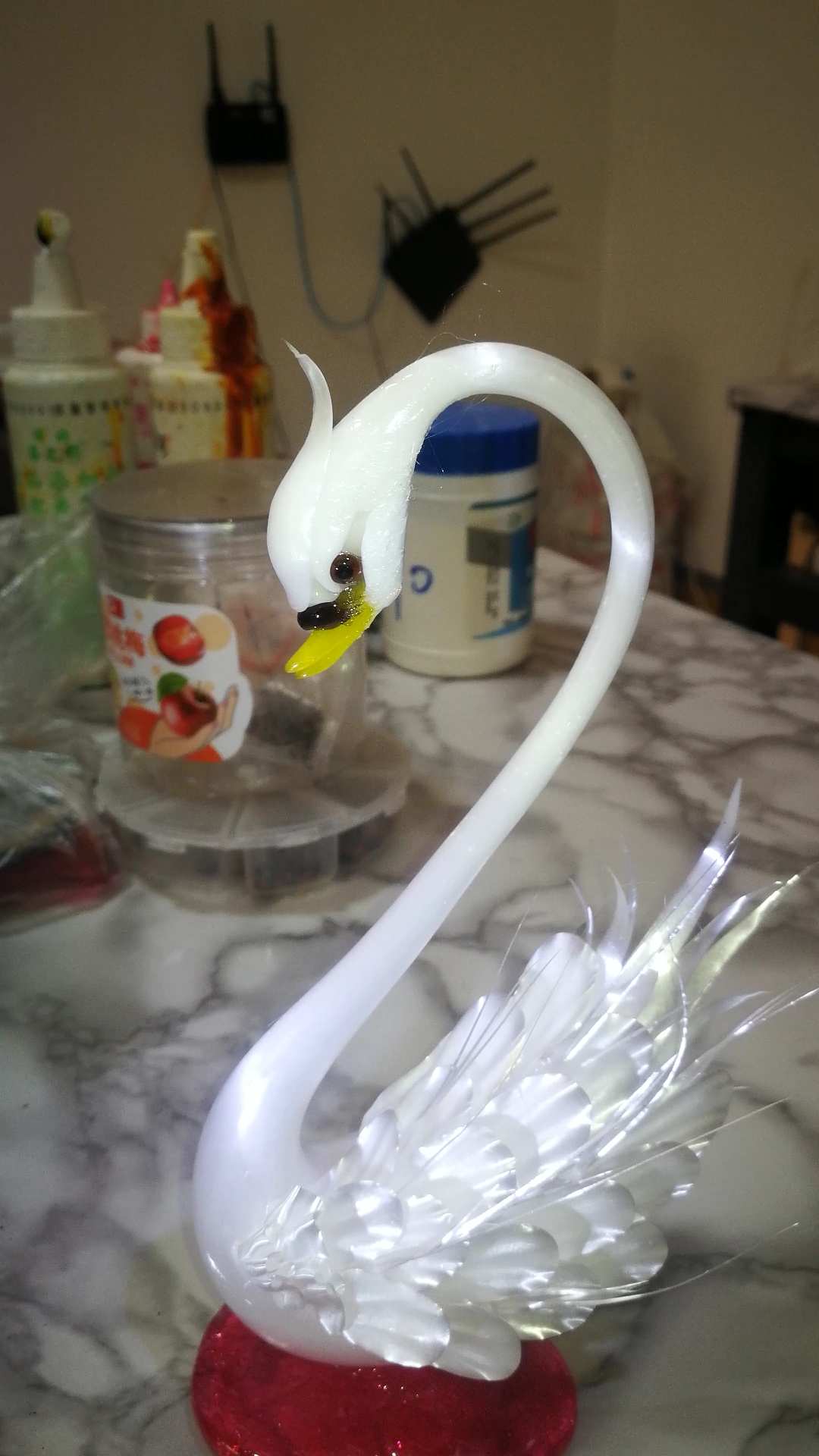 我要上热门#糖艺小白天鹅