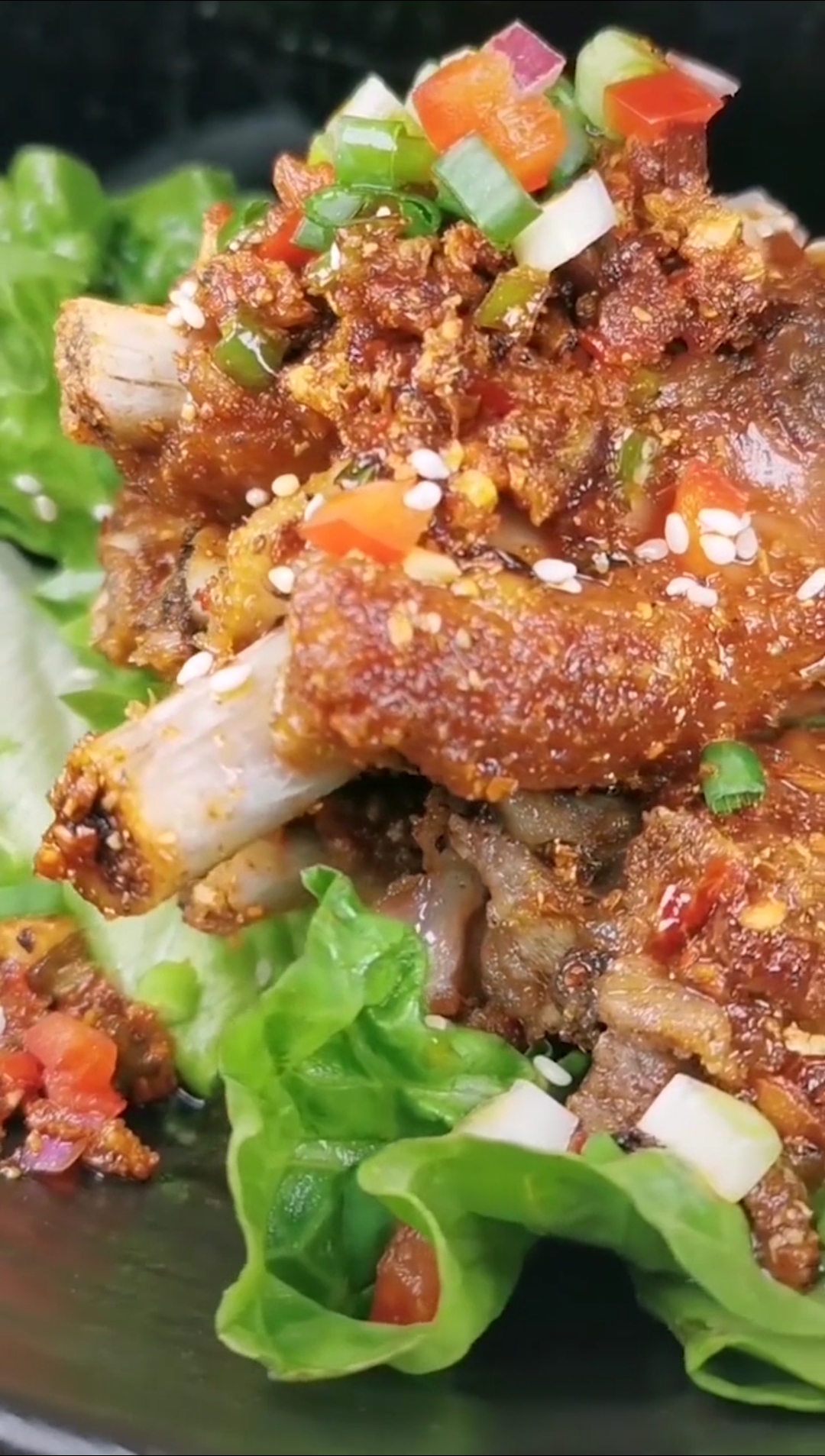 手抓大排,吃起来太过瘾了