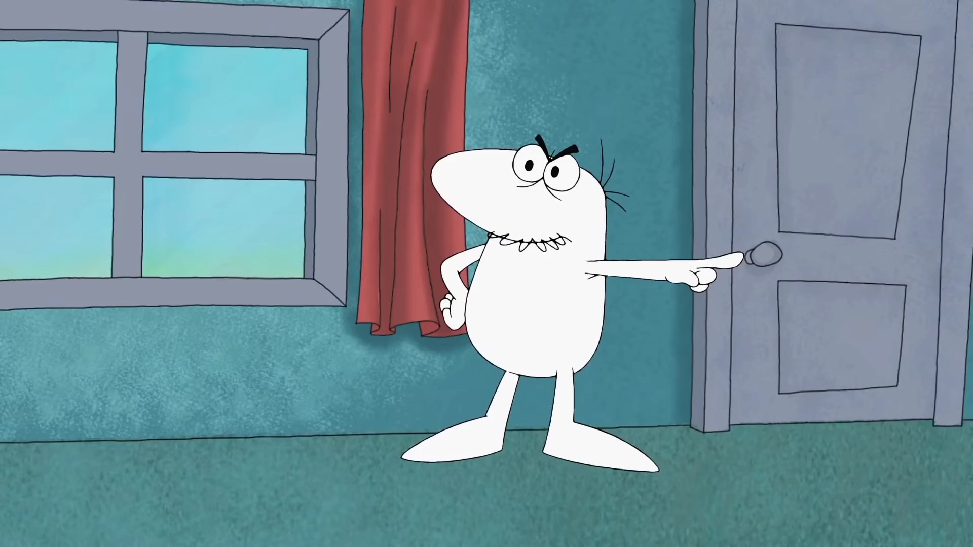 动漫#粉红豹居然躺在桌子里睡着了,还被大鼻子买回家?他会被发现吗?