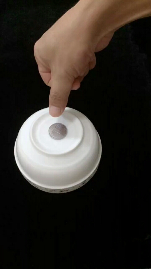 硬币穿越碗魔术,全网最清楚的教学!