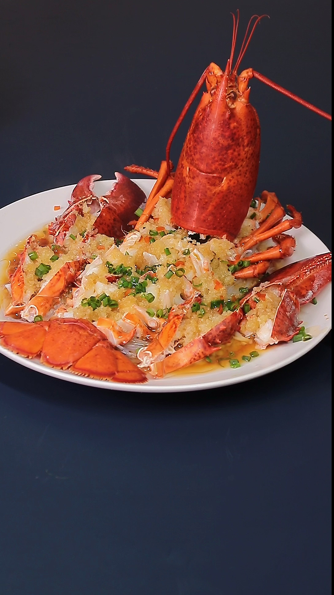 蒜蓉波龙,这样蒸,超级好吃.-度小视