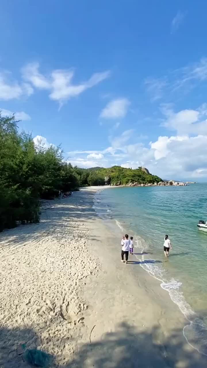 惠东巽寮碧甲情人湾,人少景美的原生态沙滩,宁静唯美,毗邻双月湾,自驾
