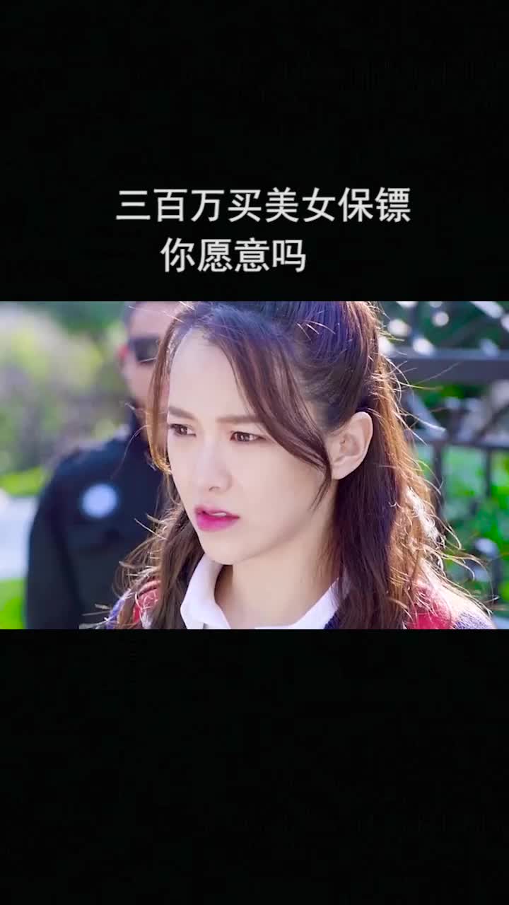 三百万买美女保镖,你愿意吗?