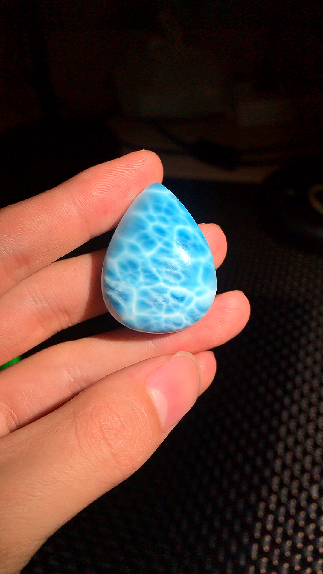 好物推荐#多米尼加满龟纹海纹石吊坠