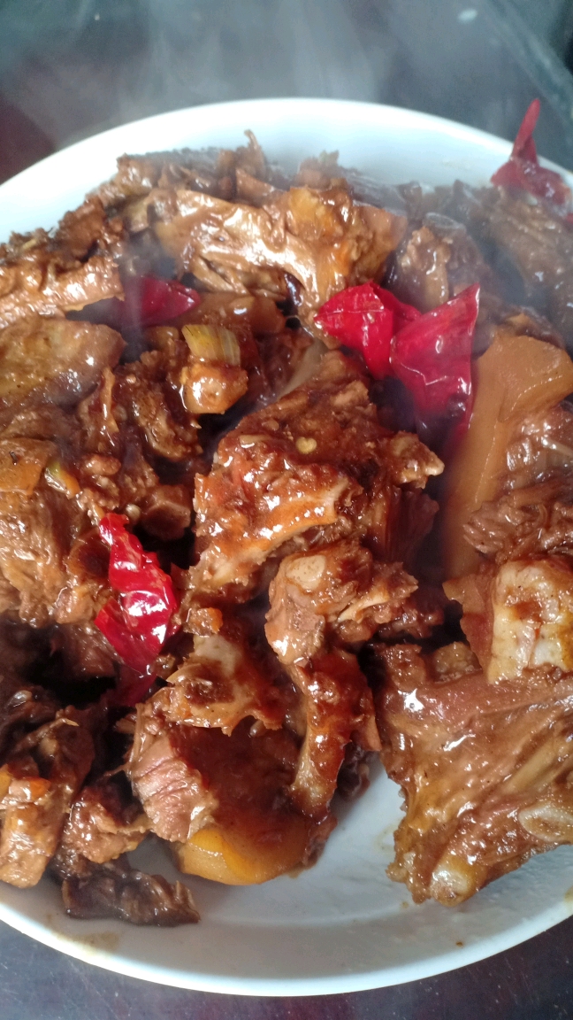 一日一菜,红烧狗排