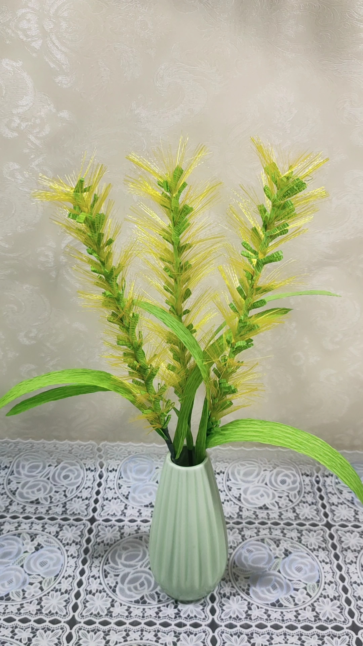 创意手工制作:狗尾巴草!