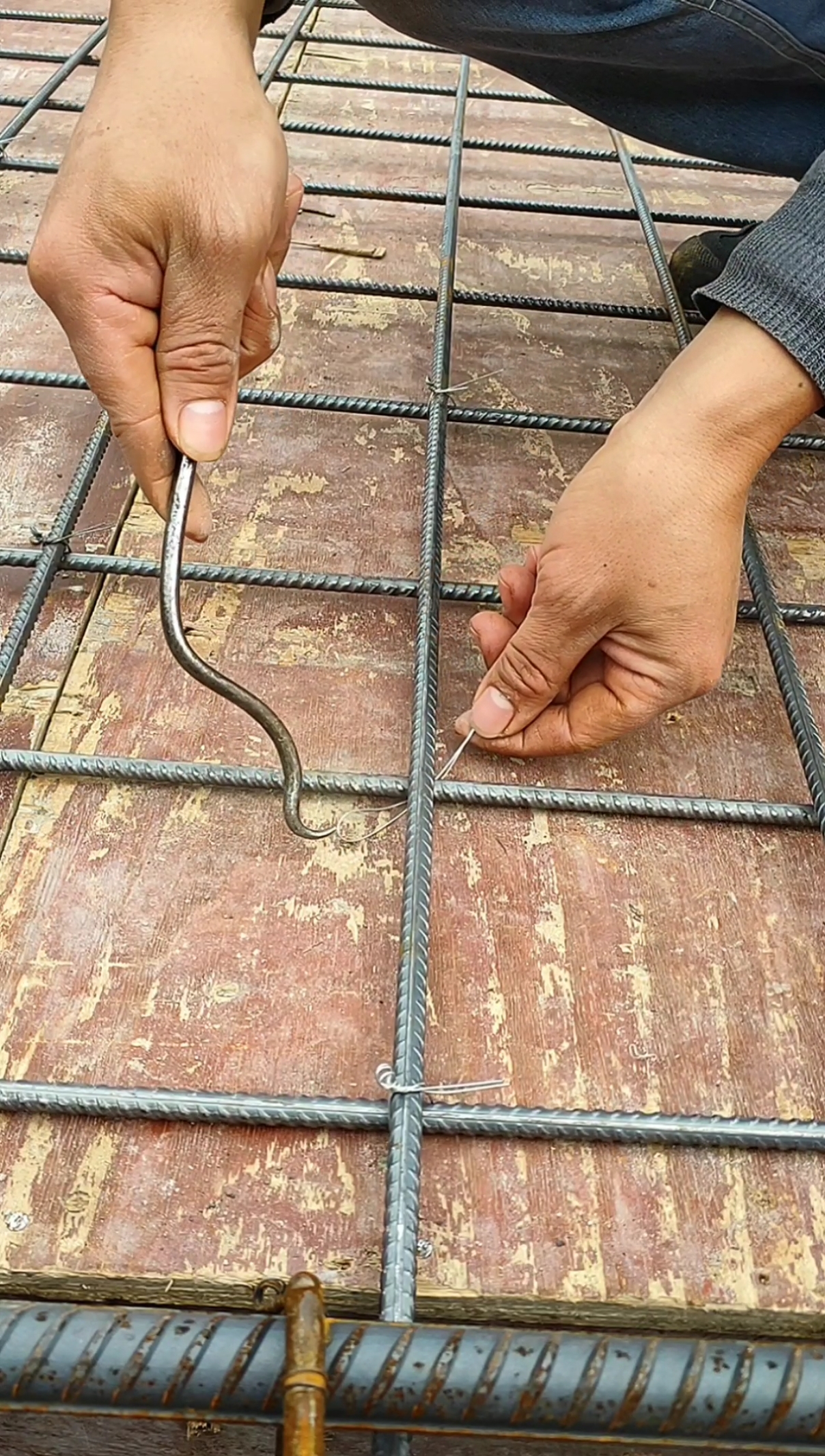 农民工#顺扣绑扎法