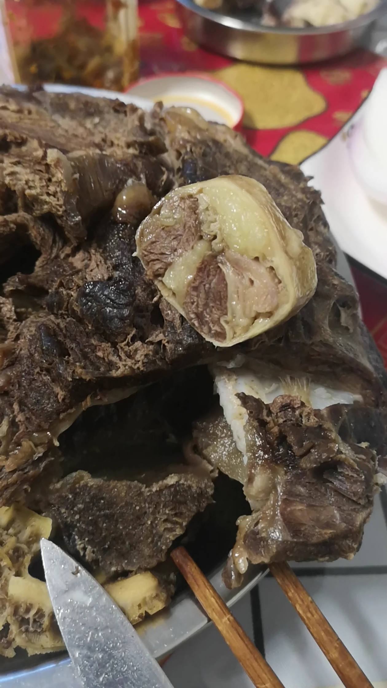 风味人间#新疆阿勒泰风干牛肉一定要手抓着吃才香