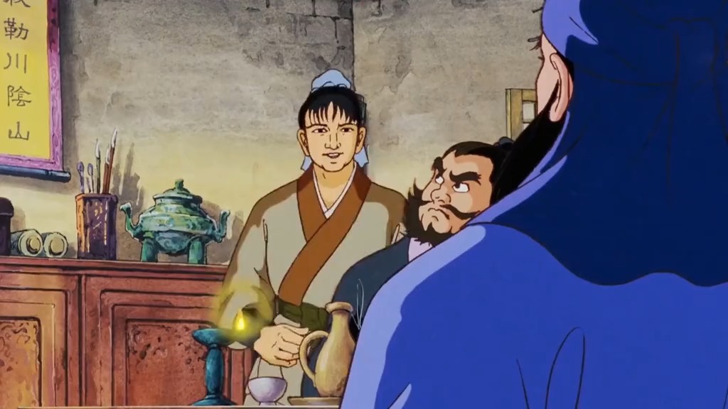 动漫#月下三兄弟