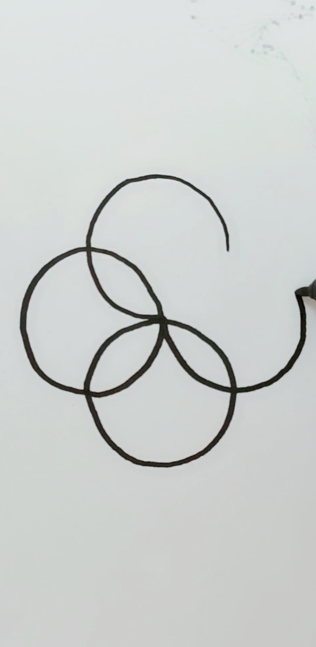 我要上热门#一笔画圆法