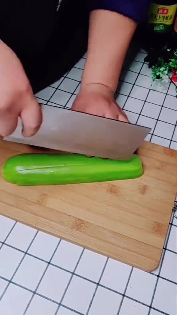 角瓜西葫芦这样切菱形片你学会了吗