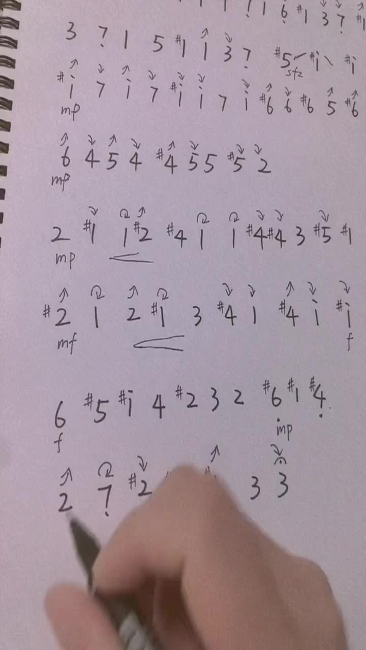 我只会心疼哥哥乐器手写简谱都是你们逼的