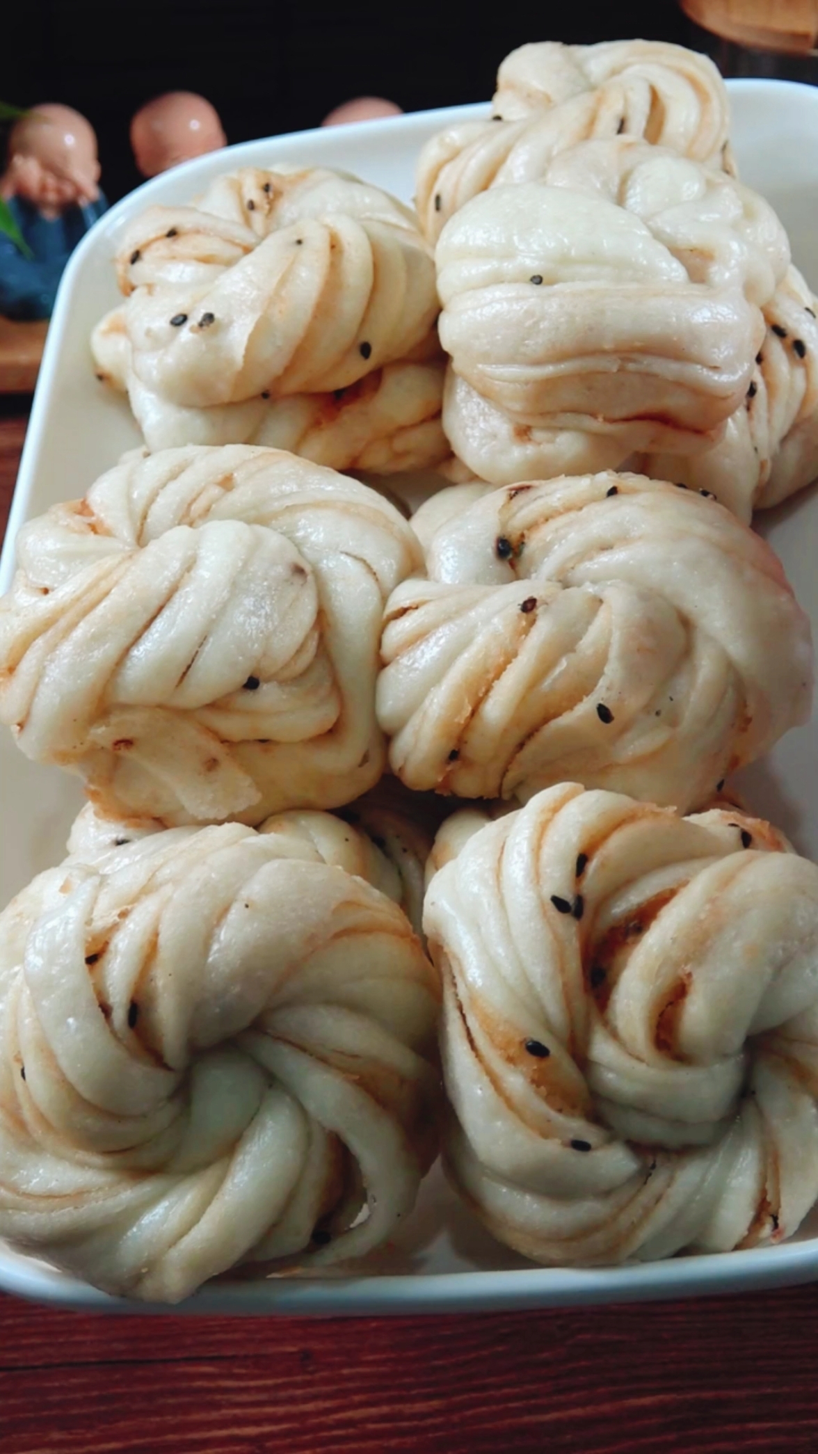 食神大pk#花生酱芝麻花卷,上桌全家吃不够-度小视