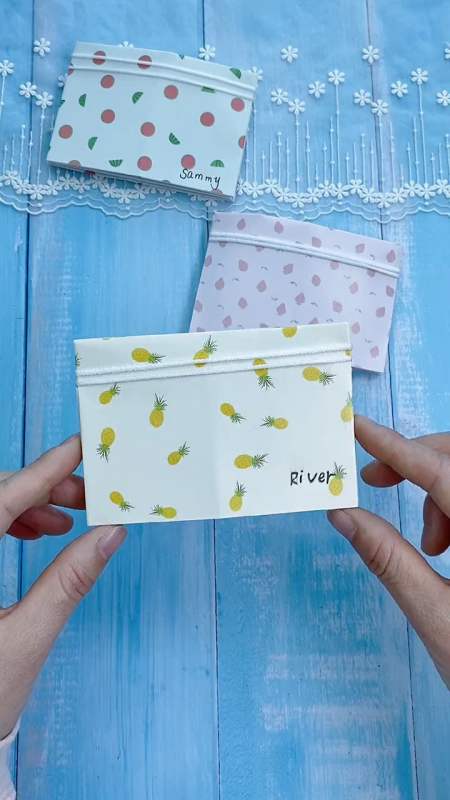 创意手工diy#ins风口罩收纳袋,制作简单超好看,带出去有面子-全民小