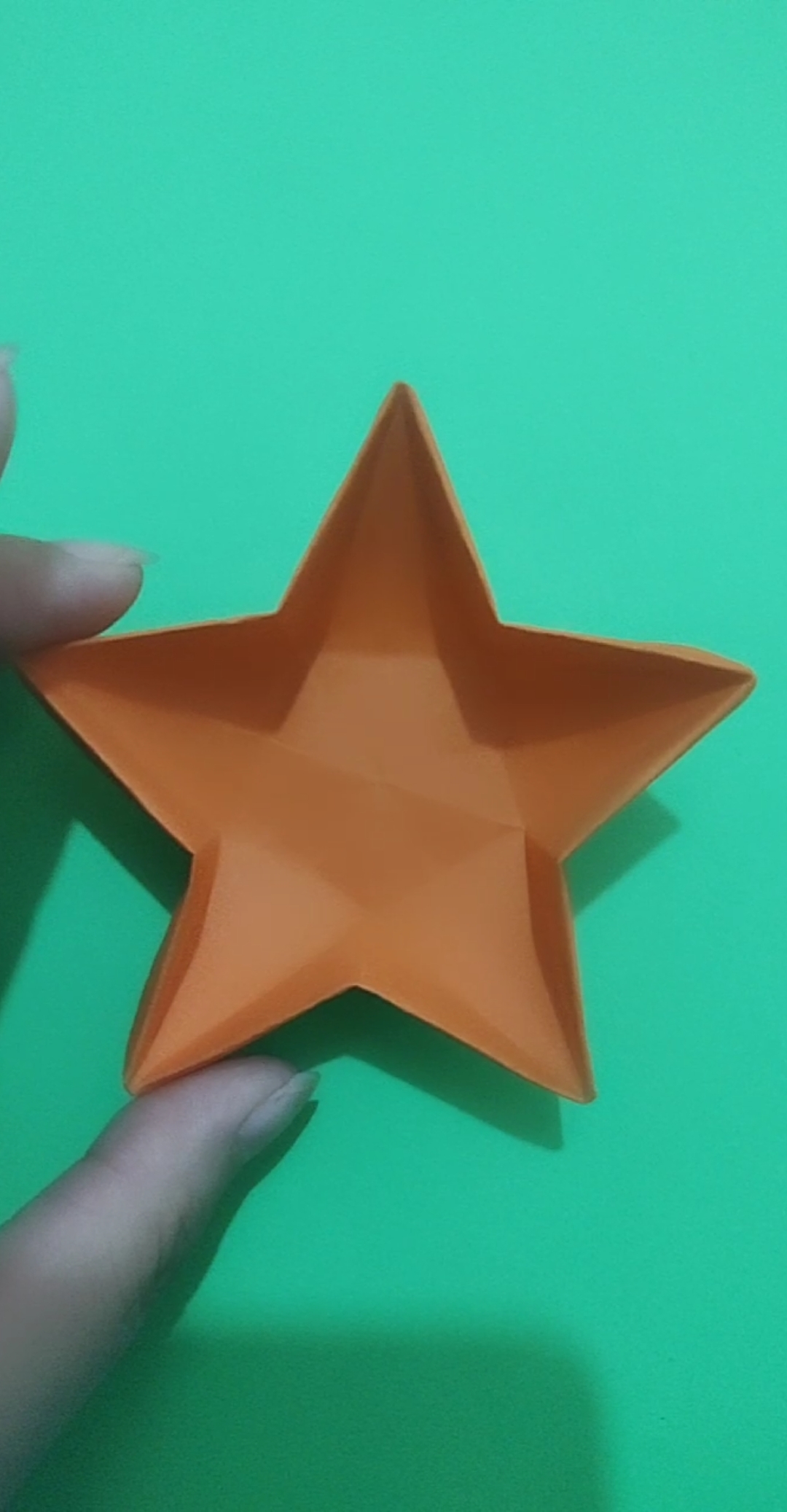 五角星收纳盒#折纸作品展示