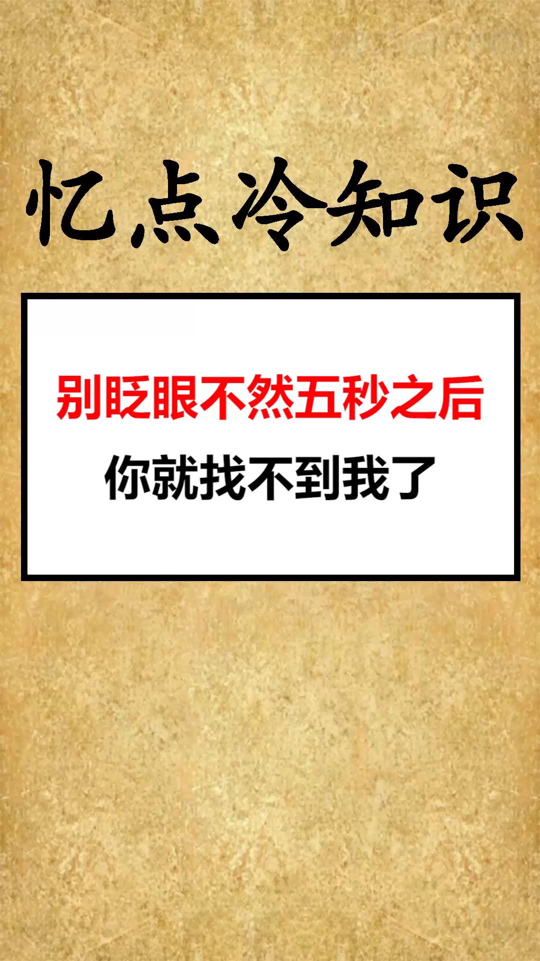 这是学过隐身术吗?