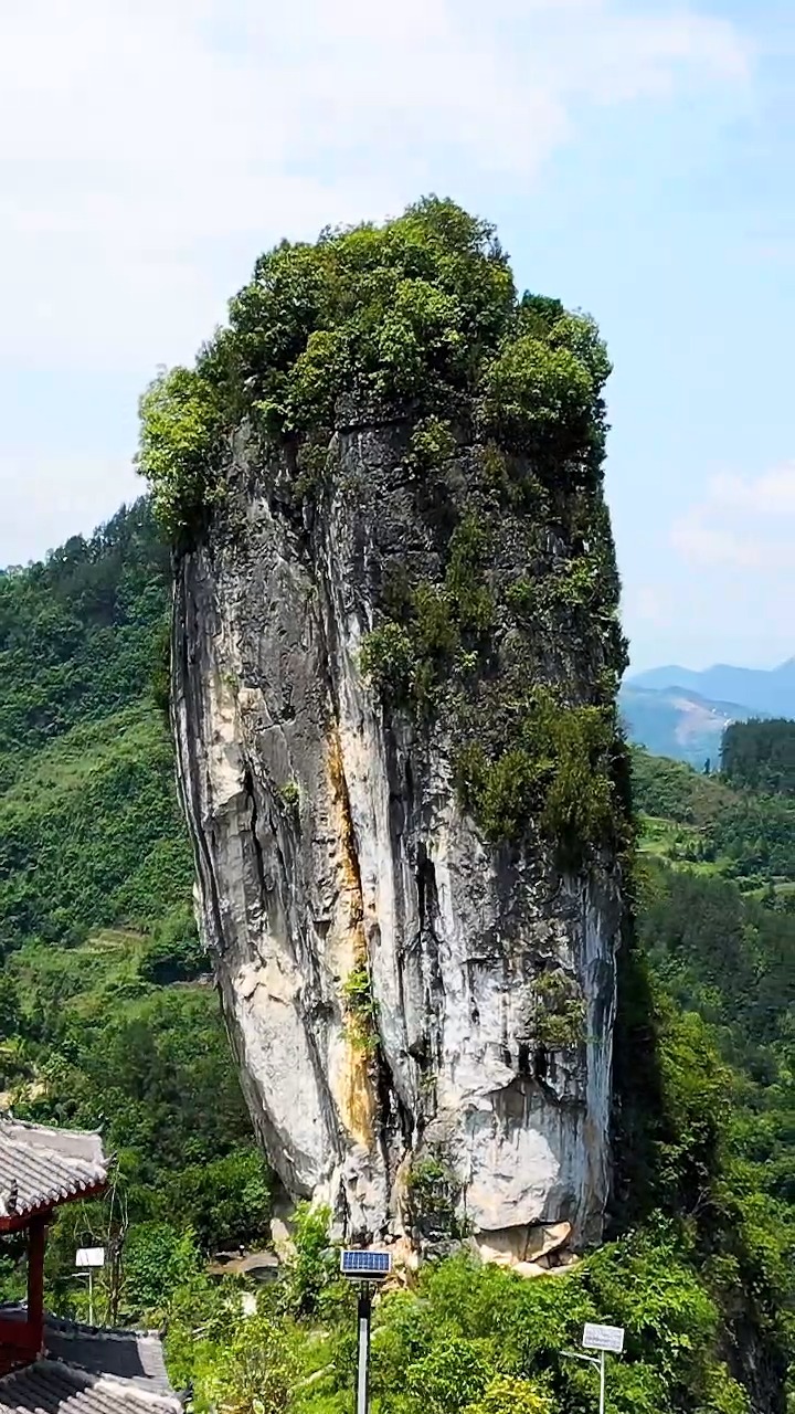 最像大白菜的石笋山,神奇的大自然