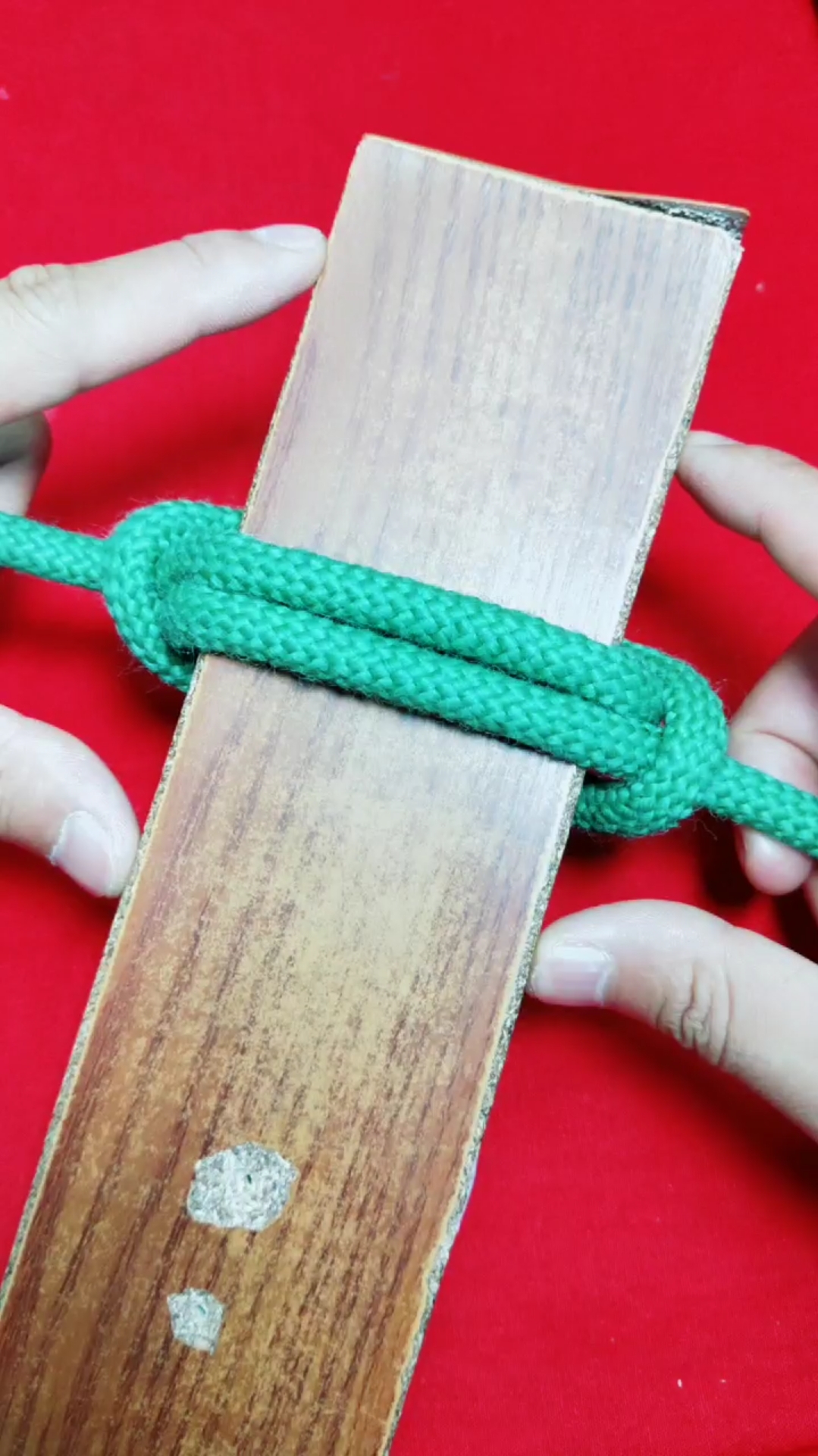 秋千结,架板结的操作细节