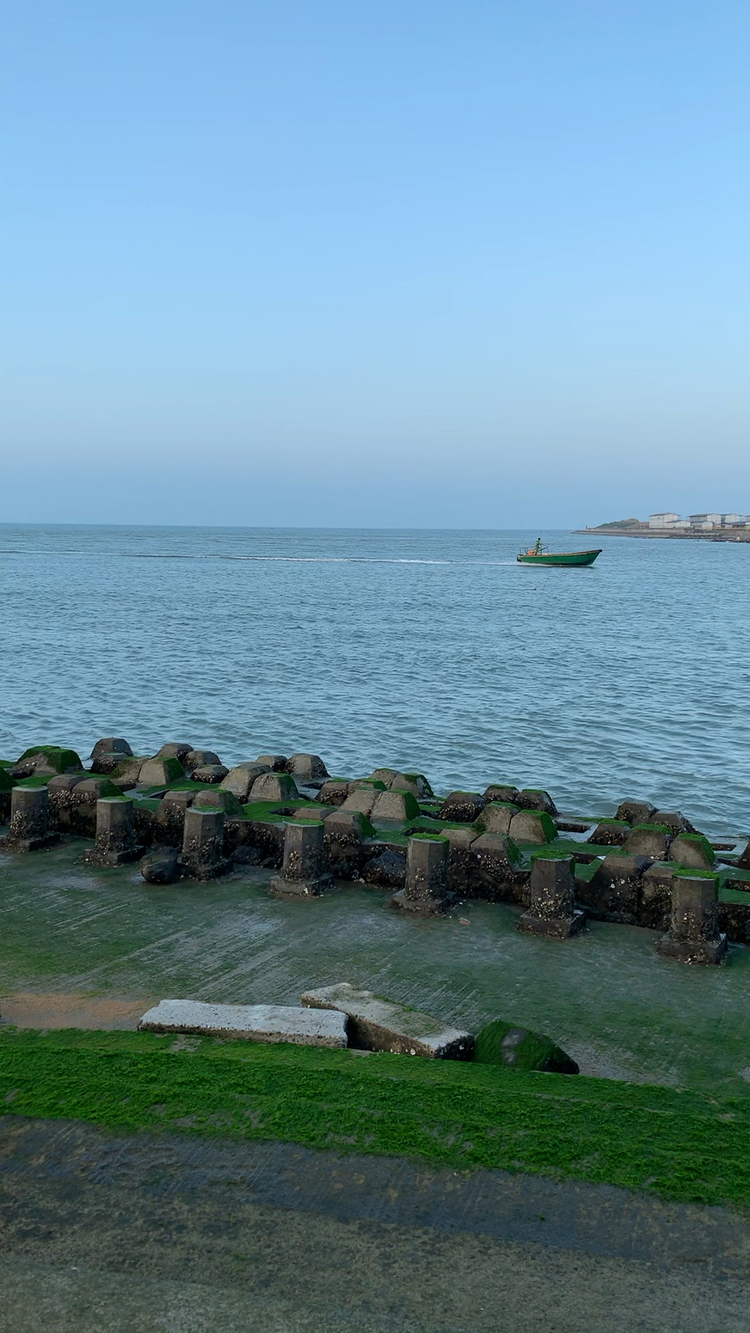 美丽的海口海甸岛南渡江入海处