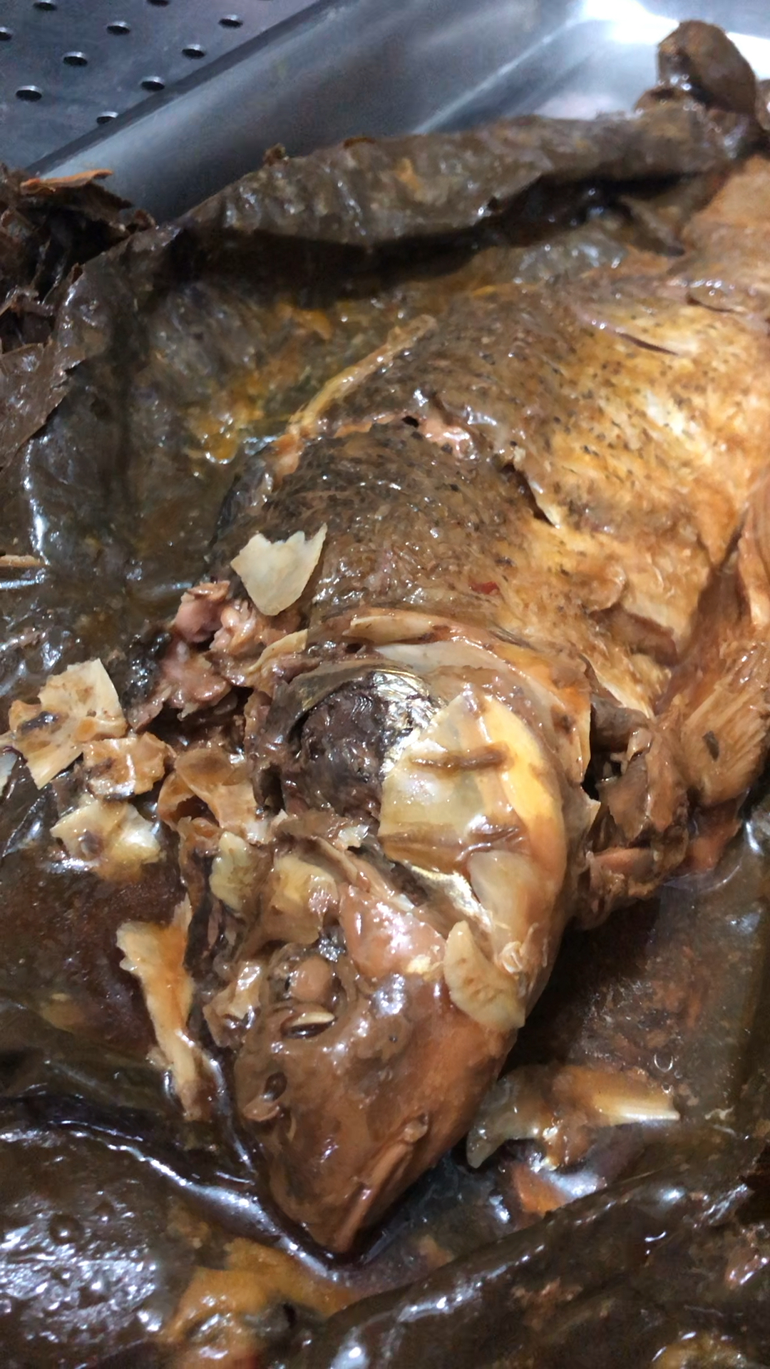 荷叶糟鱼下手了