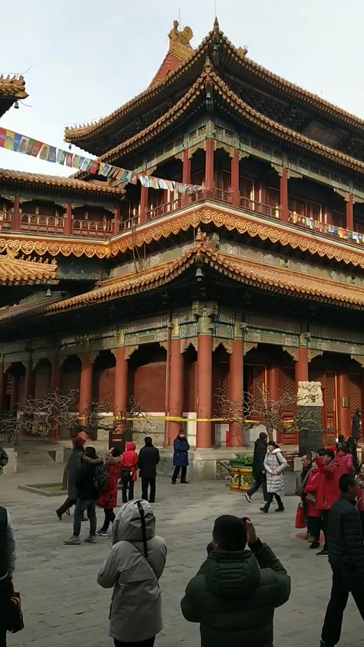 这里曾经是大清朝的贝勒府.后来背了成了皇帝.你们猜猜这里叫什么名?