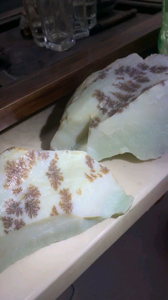 和田玉天然草花