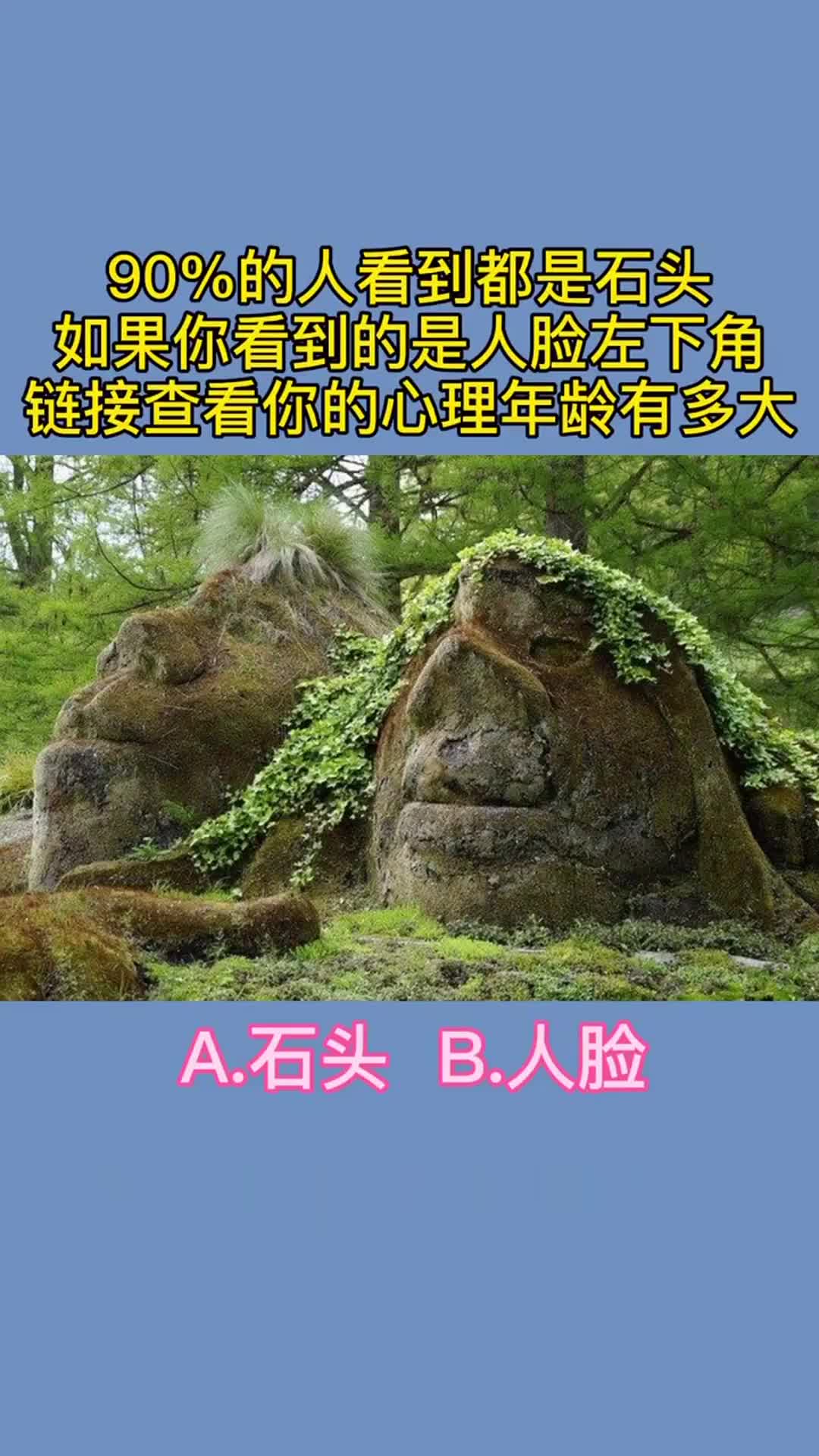 超准测试:你第一眼看到的是什么?测测你的心理年龄是多少岁?