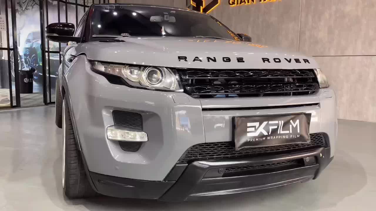 路虎极光汽车贴膜ekfilm-ek改色膜pet纳多灰