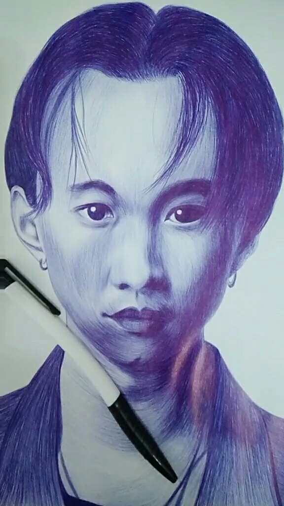 黄家驹《圆珠笔画》