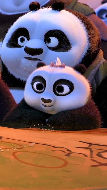 功夫熊猫#谁能帮我数数,一共有多少国宝在吃东西