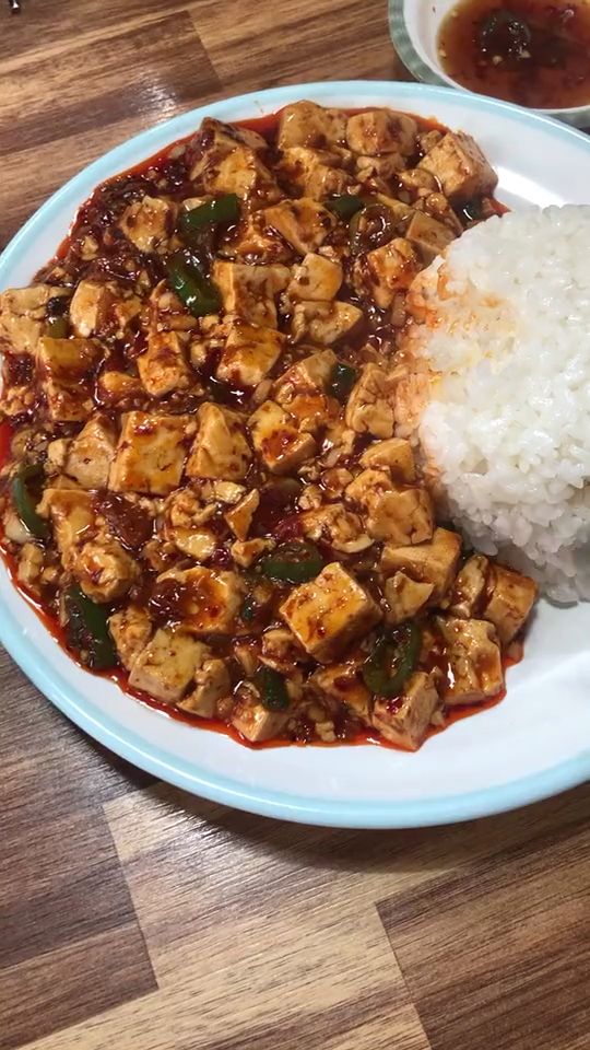 麻婆豆腐拌饭