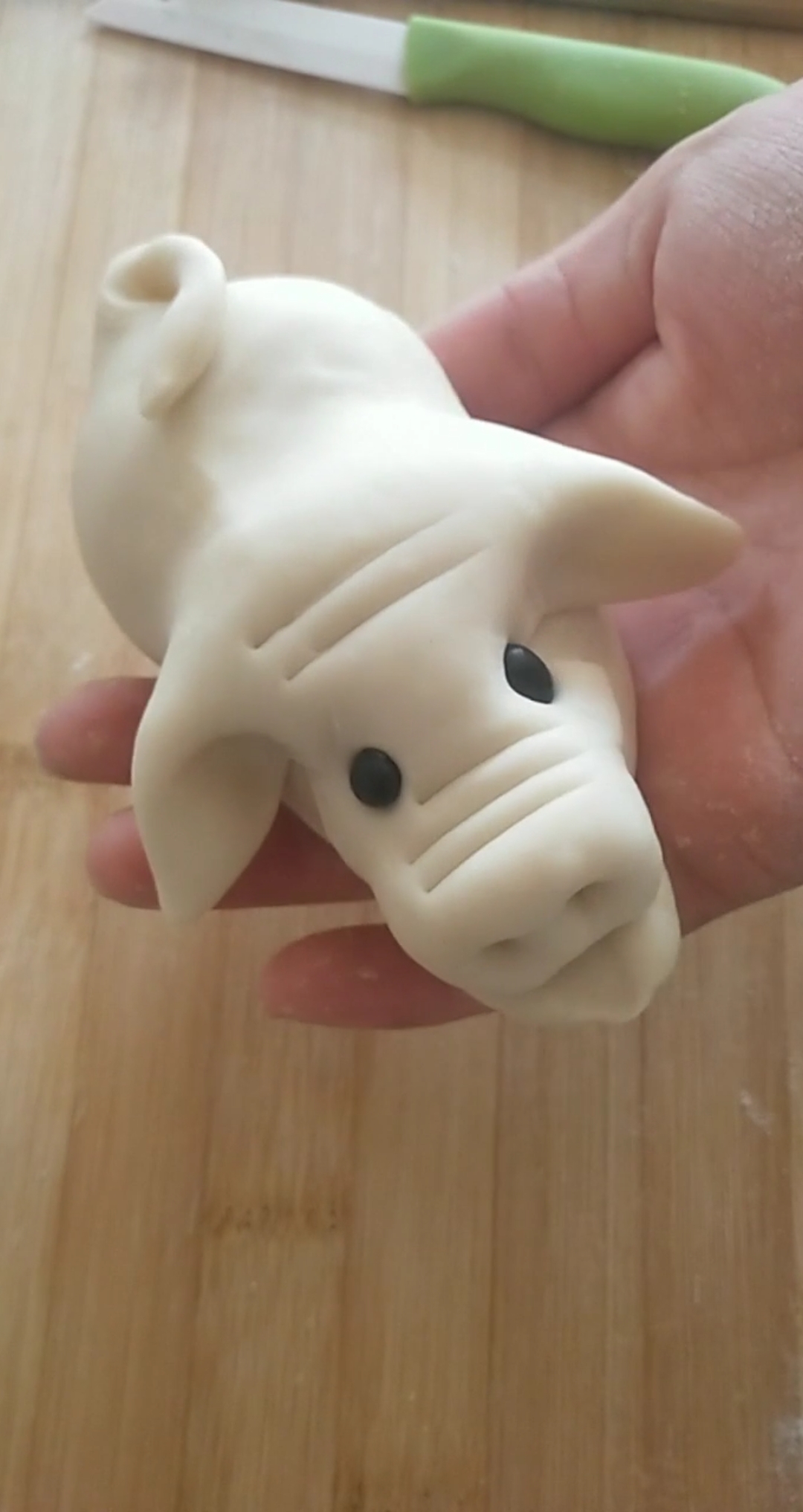 面猪做法第一次做,很简单分享给喜欢面食的朋友.