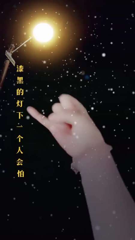 放不下想又怕漆黑的灯下一个人会怕,我多想你就在身边啊……欣手势舞